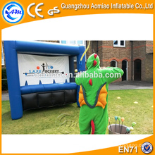 Tiro al arco juego inflable juego de tiro inflable gigante tabla de dardos inflable